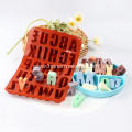 Silicone alphabet cake chocolate mold